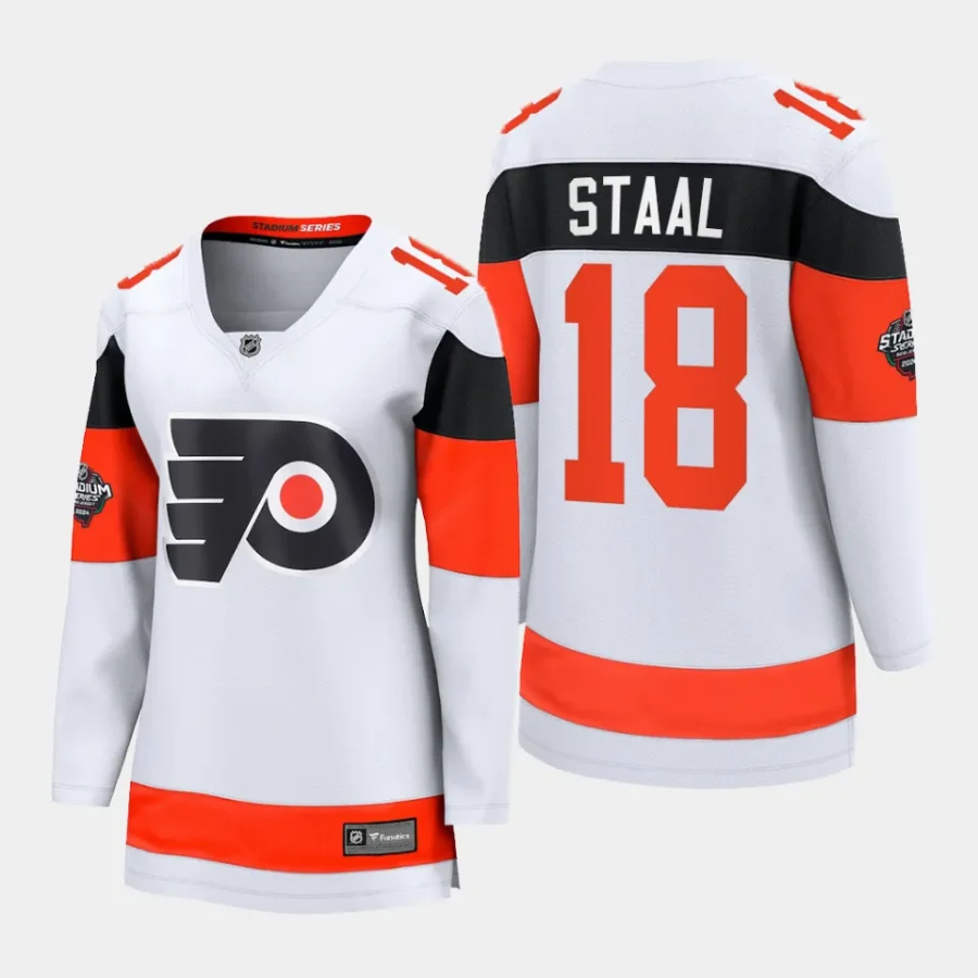 women flyers marc staal white 2024 nhl stadium series breakaway player jersey