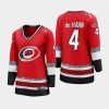 women hurricanes calvin de haan red 25th anniversary premier jersey