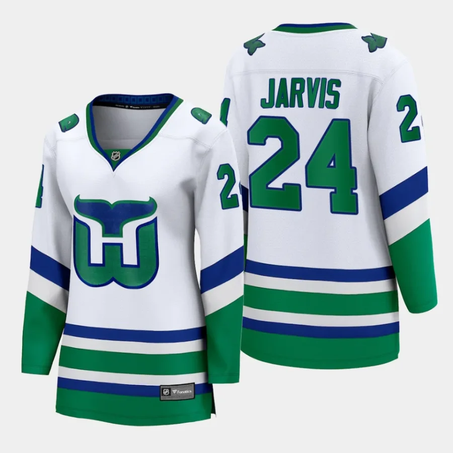 women hurricanes seth jarvis white whalers premier breakaway jersey