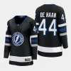 women lightning calvin de haan black 2023 24 alternate premier breakaway jersey