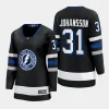 women lightning jonas johansson black 2023 24 alternate premier breakaway jersey