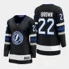 women lightning logan brown black 2023 24 alternate premier breakaway jersey