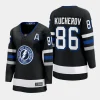 women lightning nikita kucherov black 2023 24 alternate premier breakaway jersey