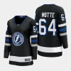 women lightning tyler motte black 2023 24 alternate premier breakaway jersey