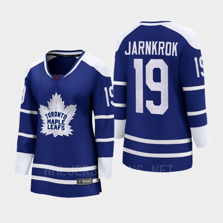 women maple leafs calle jarnkrok blue 2022 special edition 2.0 breakaway retro jersey