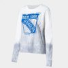 women new york rangers concepts sport gray white orchard tie dye long sleeve t shirt