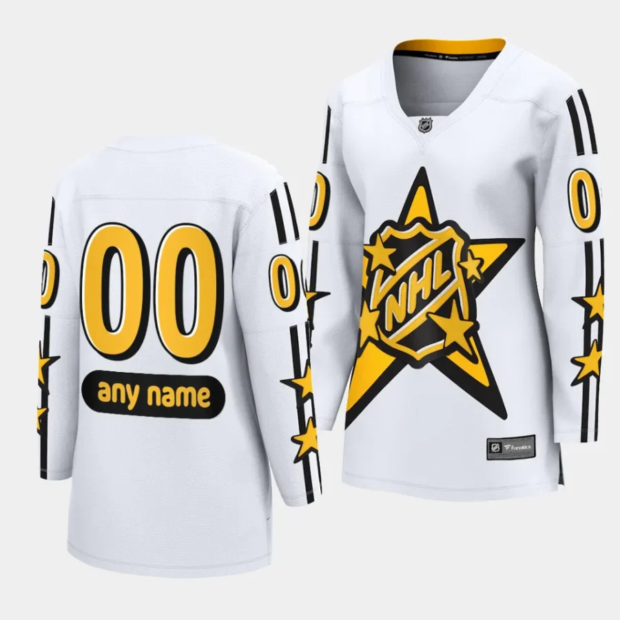 women nhl custom white 2024 nhl all star game breakaway jersey