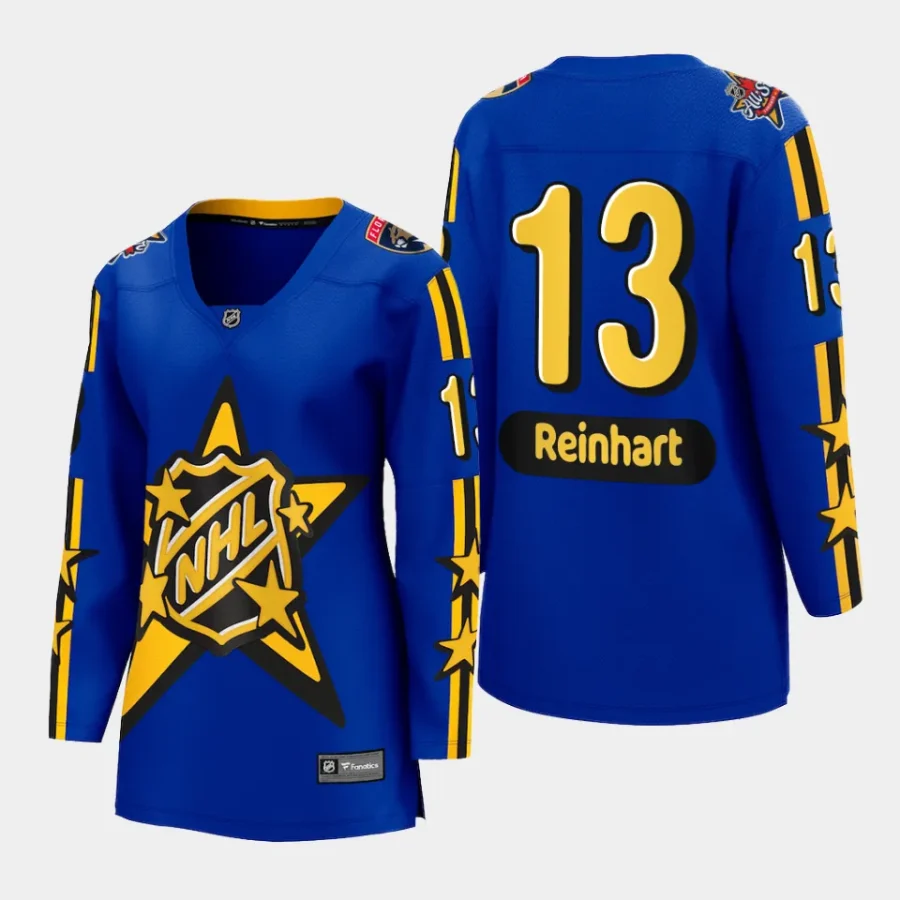 women panthers sam reinhart blue 2024 nhl all star game breakaway jersey