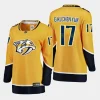 women predators alex galchenyuk gold 2022 23 home breakaway player jersey