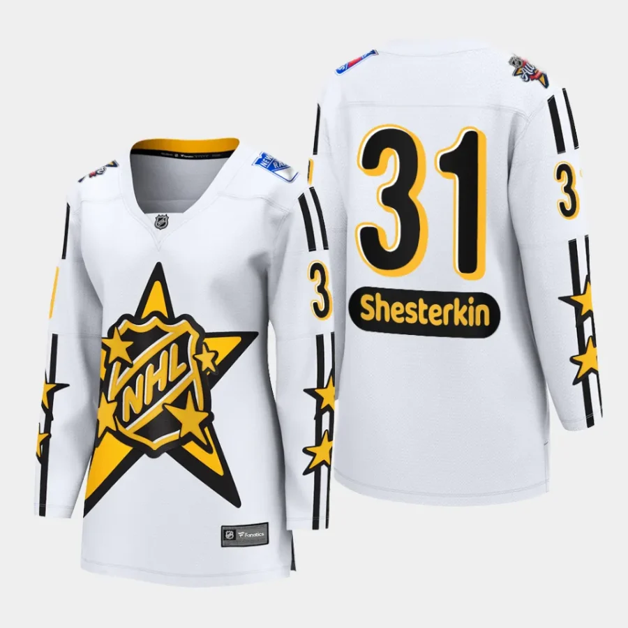 women rangers igor shesterkin white 2024 nhl all star game breakaway jersey