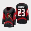 women senators travis hamonic black 2022 special edition 2.0 breakaway retro jersey