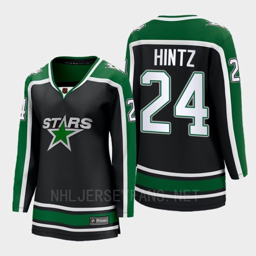 women stars roope hintz black 2022 special edition 2.0 breakaway player retro jersey