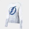 women tampa bay lightning concepts sport gray white orchard tie dye long sleeve t shirt