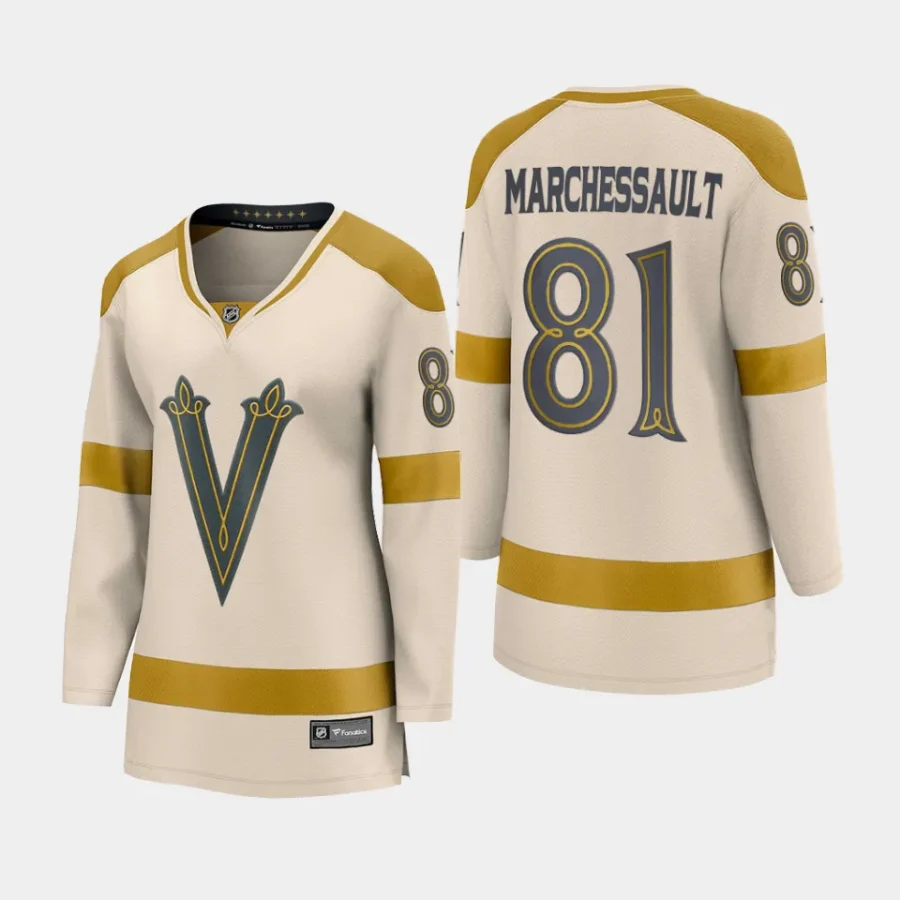 women vgk jonathan marchessault cream 2024 nhl winter classic breakaway player jersey