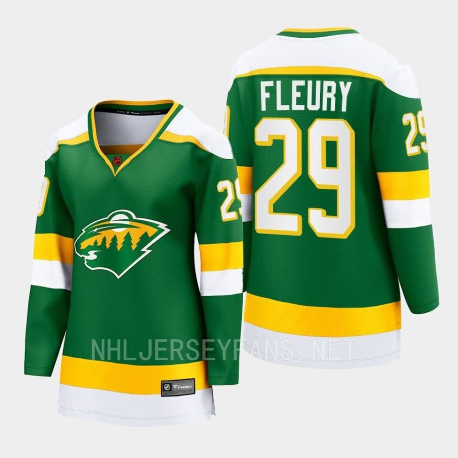 women wild marc andre fleury green 2022 special edition 2.0 breakaway retro jersey