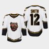 youth bruins craig smith white 2022 special edition 2.0 replica retro jersey