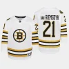 youth bruins james van riemsdyk white 2023 24 100th anniversary premier player jersey