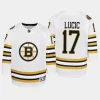 youth bruins milan lucic white 2023 24 100th anniversary premier player jersey