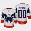 youth capitals custom white 2023 nhl stadium series player jersey