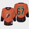 youth coyotes lawson crouse orange 2022 special edition 2.0 replica retro jersey