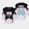 youth devils jack hughes black 2023 nhl all star eastern conference premier jersey