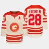 youth flames elias lindholm cream 2023 nhl heritage classic premier player jersey