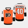 youth flyers cal petersen burnt orange home replica player jersey