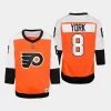 youth flyers cameron york burnt orange home replica player jersey