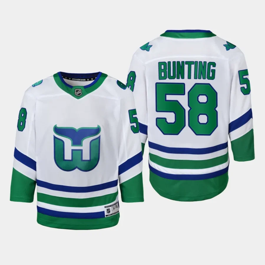 youth hurricanes michael bunting white whalers replica jersey