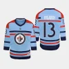 youth jets gabriel vilardi light blue 2023 24 rcaf centennial replica player jersey