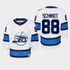 youth jets nate schmidt white 2022 special edition 2.0 replica retro jersey