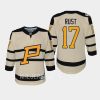 youth penguins bryan rust cream 2023 winter classic premier jersey