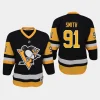 youth penguins reilly smith black home breakaway player jersey