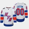 youth rangers custom white 2024 nhl stadium series premier player jersey