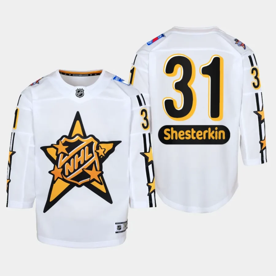 youth rangers igor shesterkin white 2024 nhl all star game premier jersey