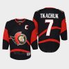 youth senators brady tkachuk black 2022 special edition 2.0 replica retro jersey