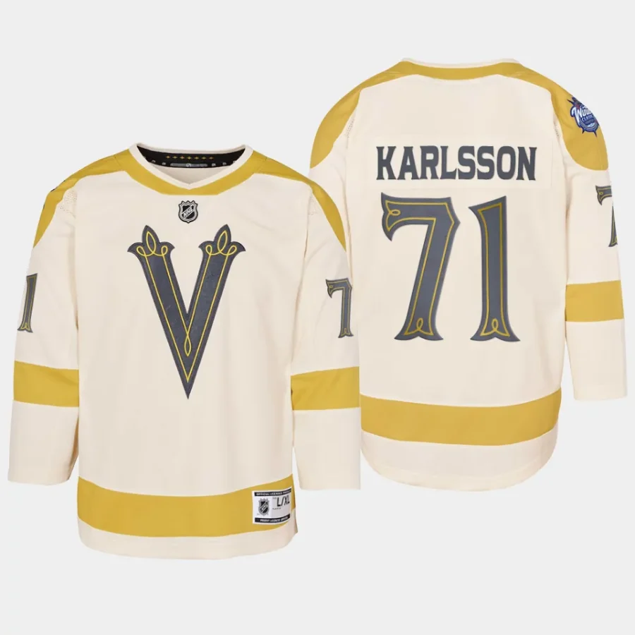 youth vgk william karlsson cream 2024 nhl winter classic premier player jersey