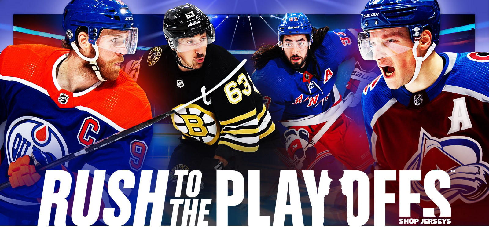 Rush To The Playoffs. Shop Jerseys