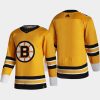 2020 21 bruins yellow reverse retro special edition authentic jersey