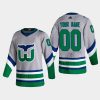 2020 21 custom hurricanes green reverse retro authentic jersey