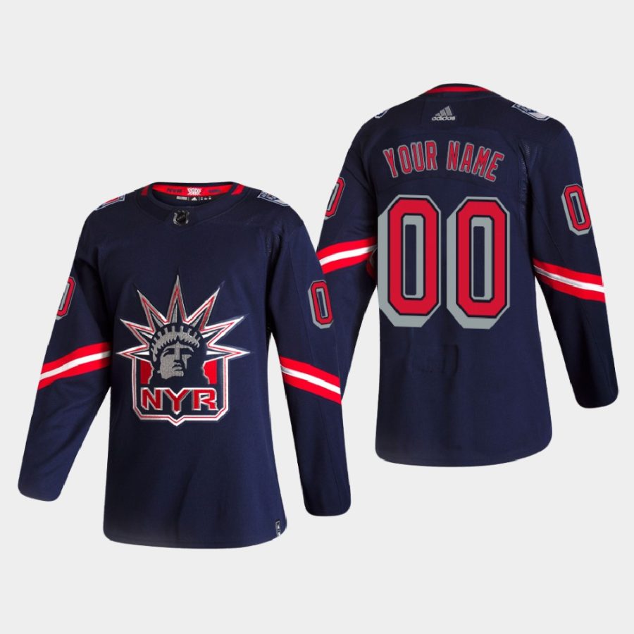 2020 21 custom rangers navy reverse retro authentic jersey 0a