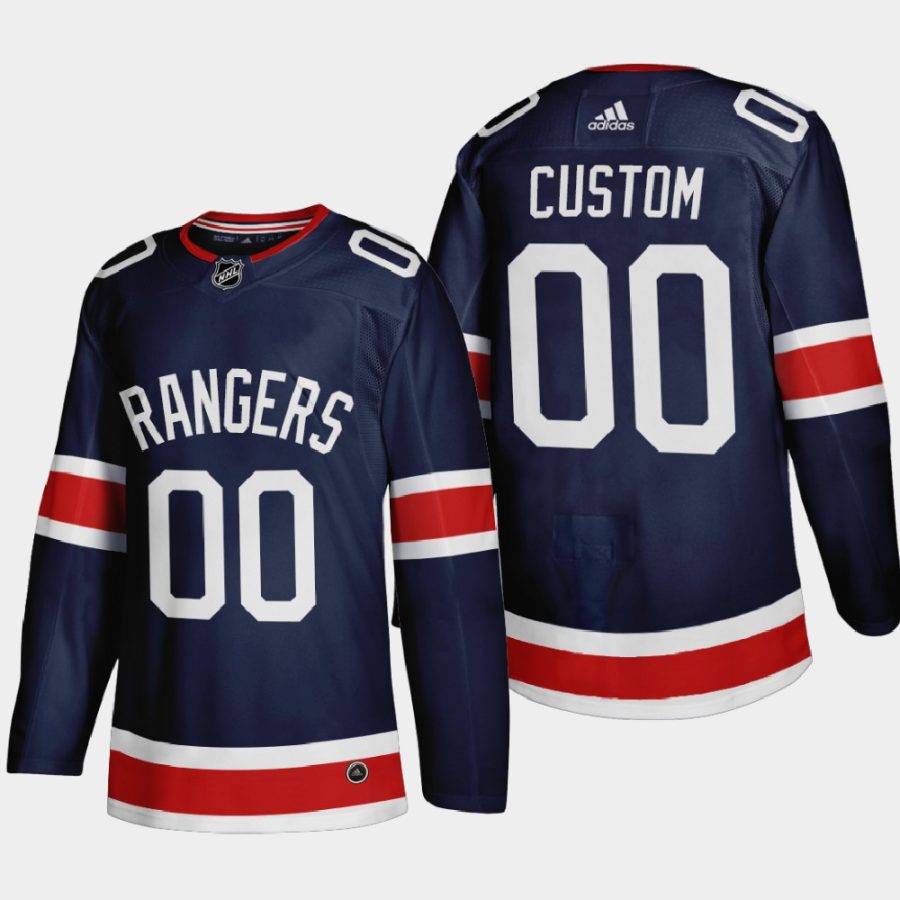 2020 21 custom rangers navy reverse retro authentic jersey