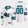 2020 21 custom sharks white reverse retro 30th anniversary jersey