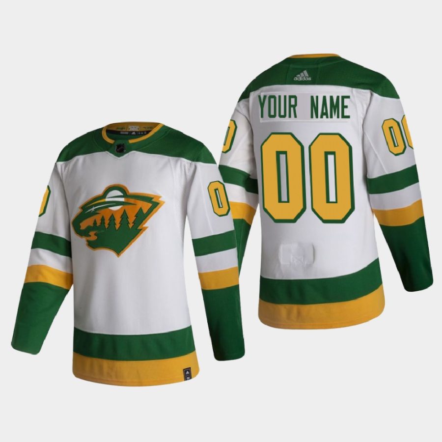 2020 21 custom wild white reverse retro authentic jersey