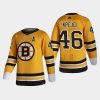 2020 21 david krejci bruins gold reverse retro authentic pro jersey