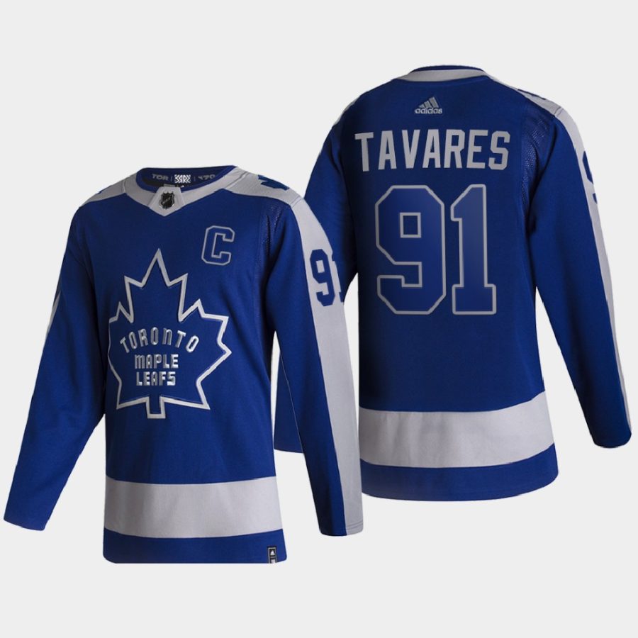 2020 21 john tavares maple leafs blue reverse retro special edition authentic jersey