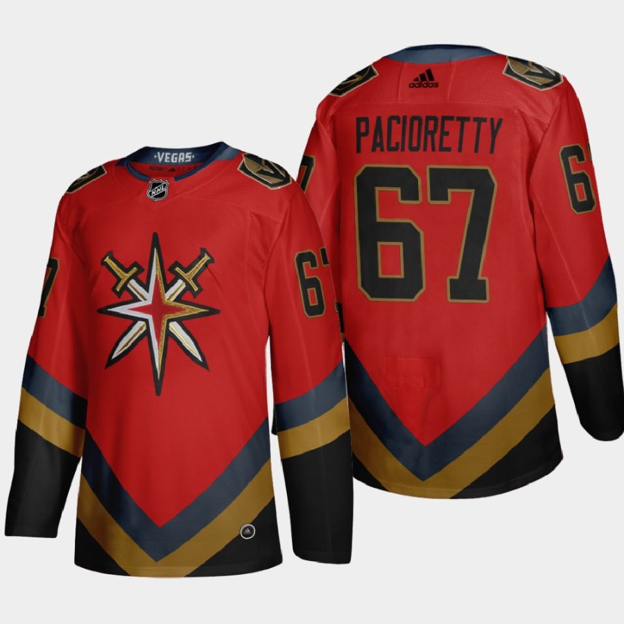 2020 21 max pacioretty golden knights red reverse retro fourth authentic jersey