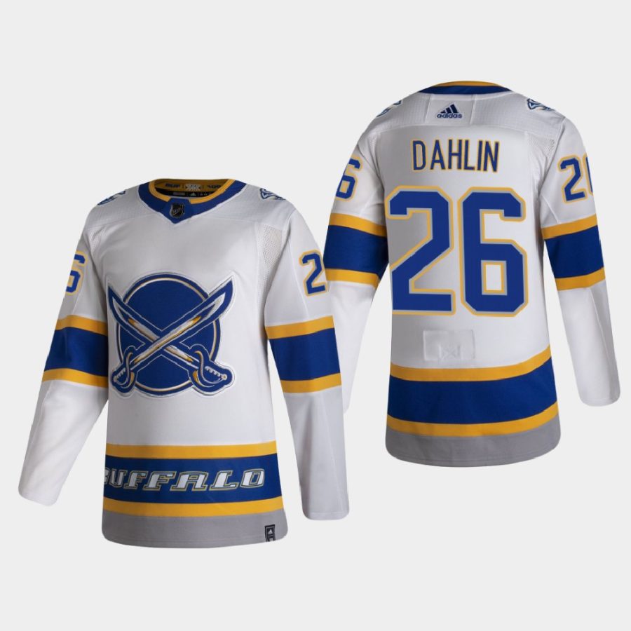 2020 21 rasmus dahlin sabres white reverse retro authentic jersey