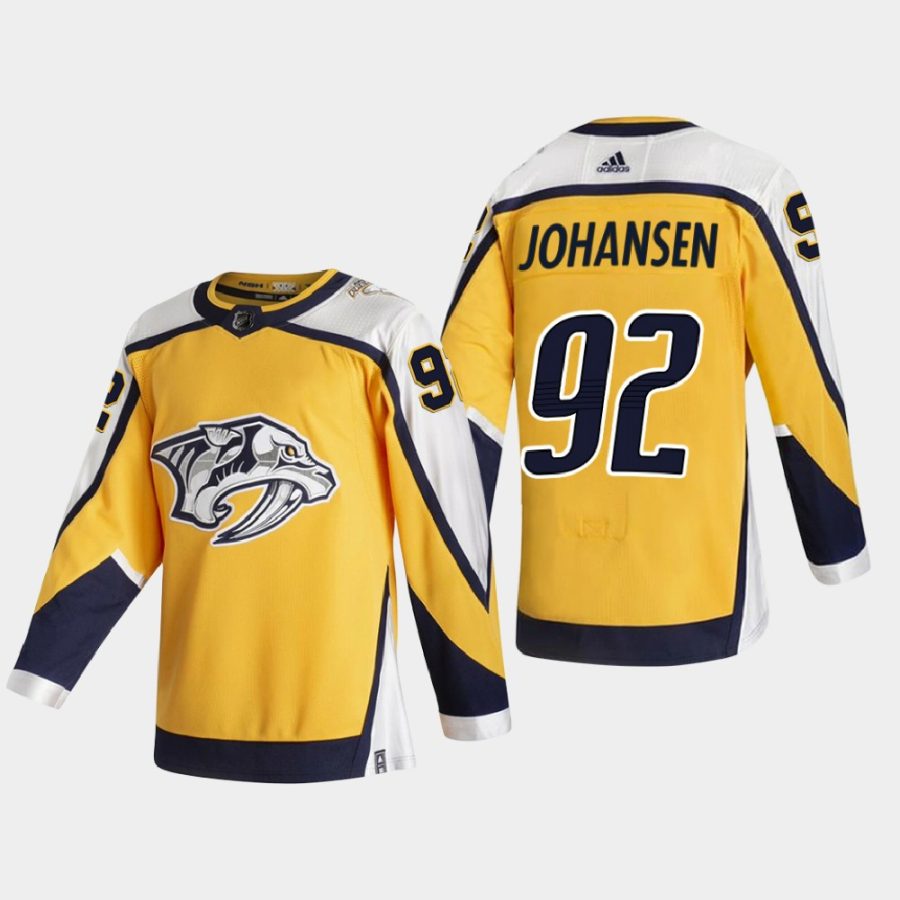 2020 21 ryan johansen predators gold reverse retro special edition authentic jersey