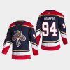 2020 21 ryan lomberg panthers navy reverse retro authentic special edition jersey